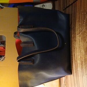 Travanti blue large purse tote bag conceal carry bag